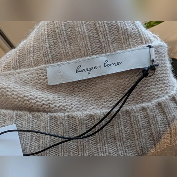 NWOT Harper Lane merino wool cashmere blend Logan Fairisle Sweater medium - Picture 6 of 8